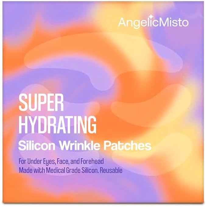 AngelicMisto REUSABLE SILICONE PATCHES FOR UNDER EYE, FACE AND FOREHEAD WRINKLES - Image 1